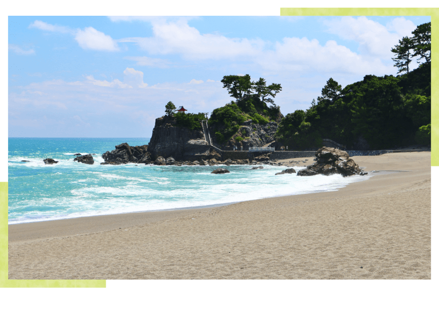 桂浜（龍馬像）